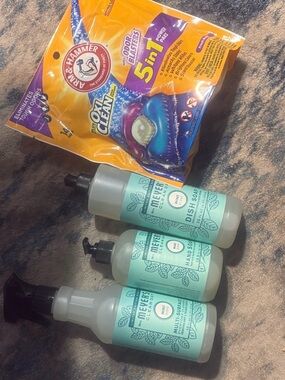 Mint Hand Soap, Dish Soap & Multi-Surface Cleaner - Aqua